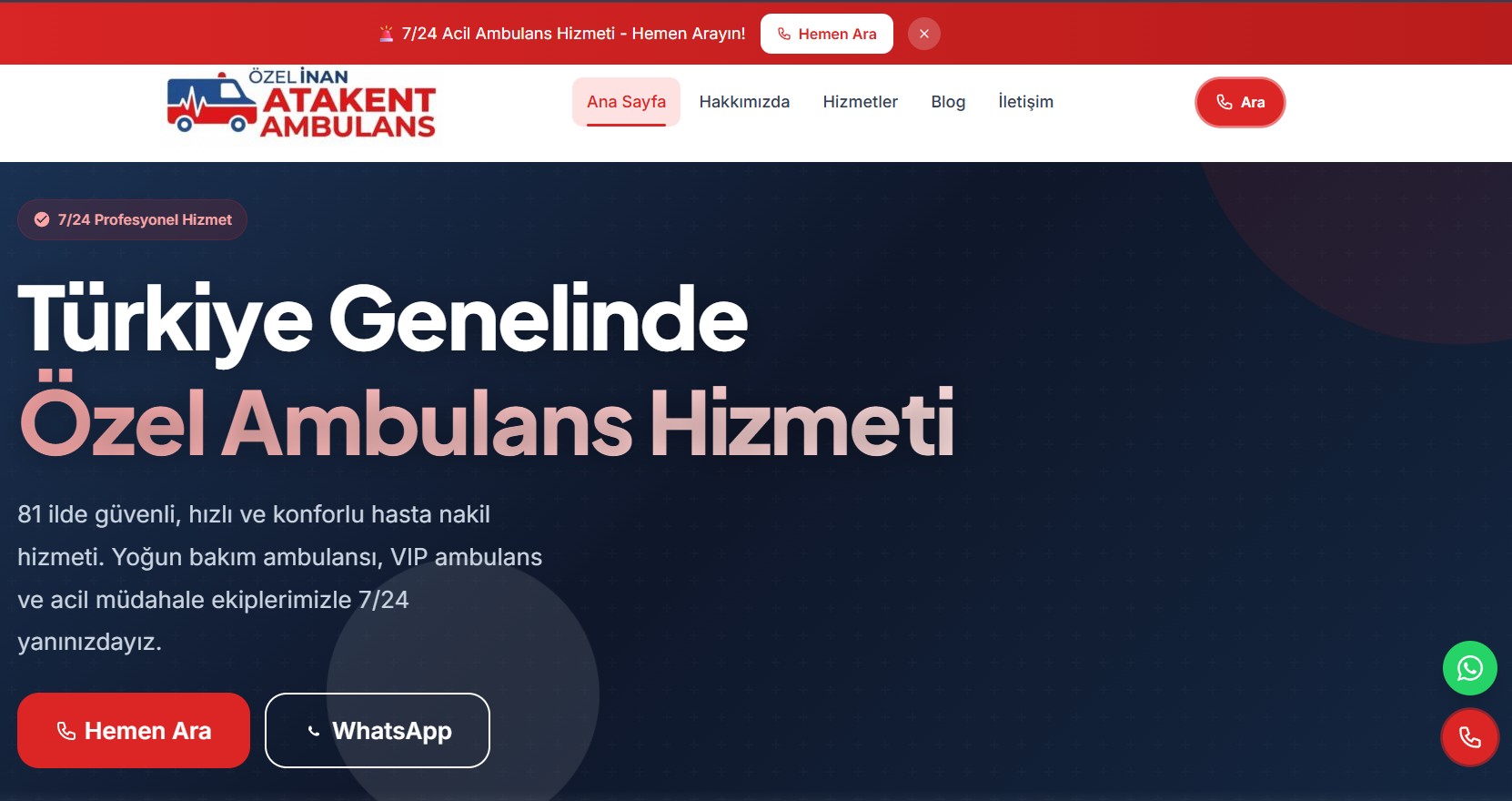 Özel Ambulans Atakent
