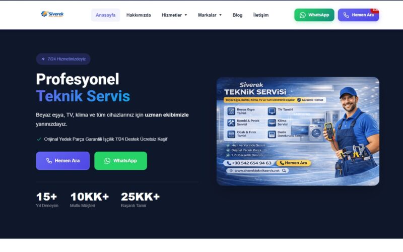 Siverek Yetkili teknik Servisi